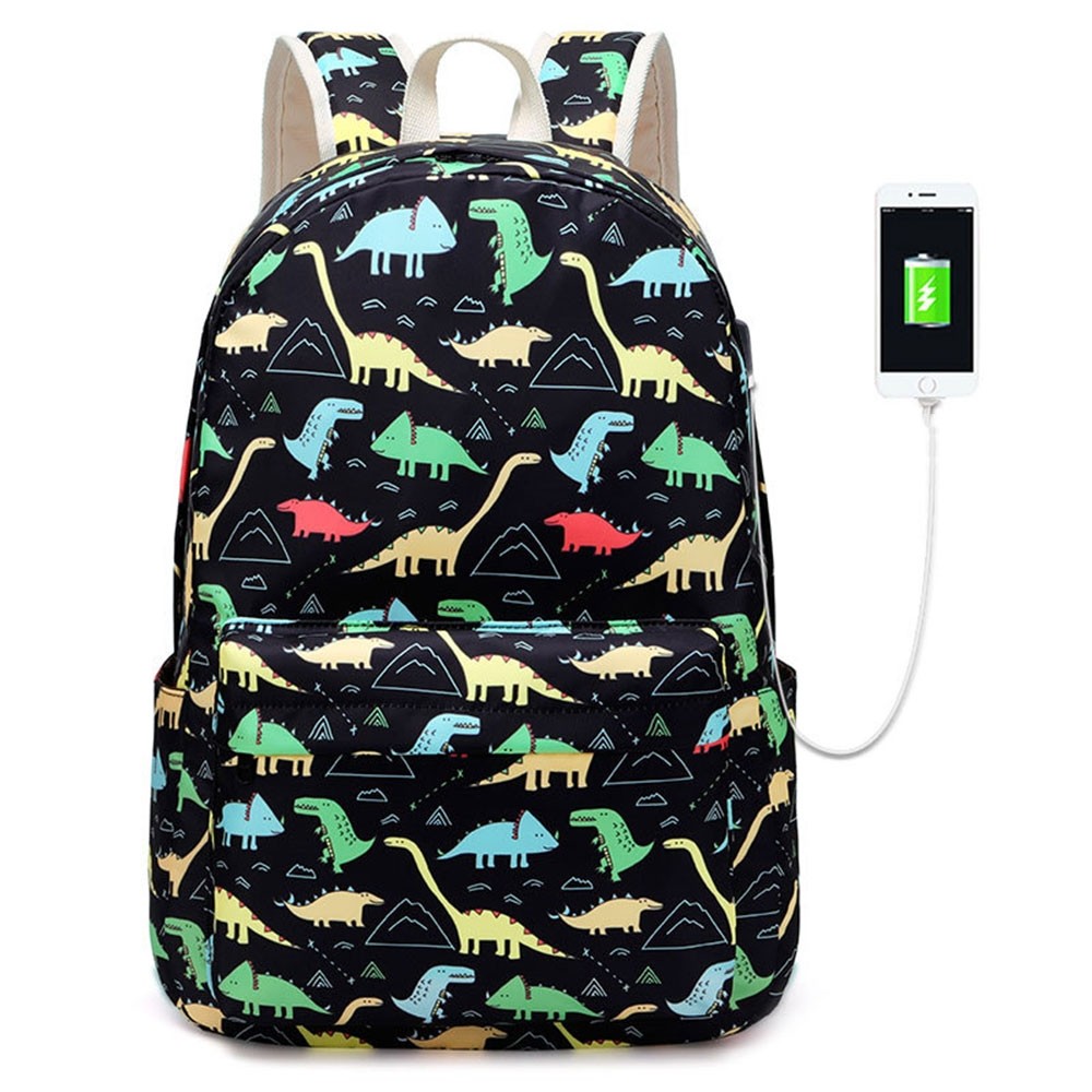 Cute Dinosaur Backpack with Lunch Box Kids' Back to School