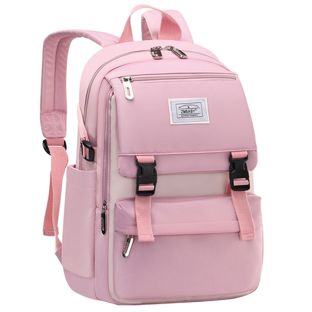 Yzrwebo Lovely White Bunny Backpack for Boys Girls, Flower School Bookbag  Casual Daypack Backpacks Computer Laptop Backpack, Adults Sports Backpack