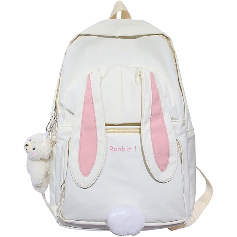 Cute Rabbit Ear Backpack Student Cartoon School Bookbag