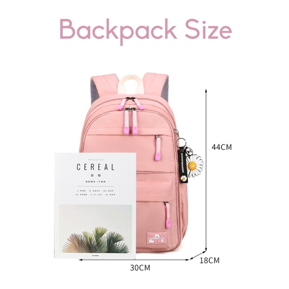 Teenage Girls' Backpack Middle School Students Bookbag Outdoor Daypack ...