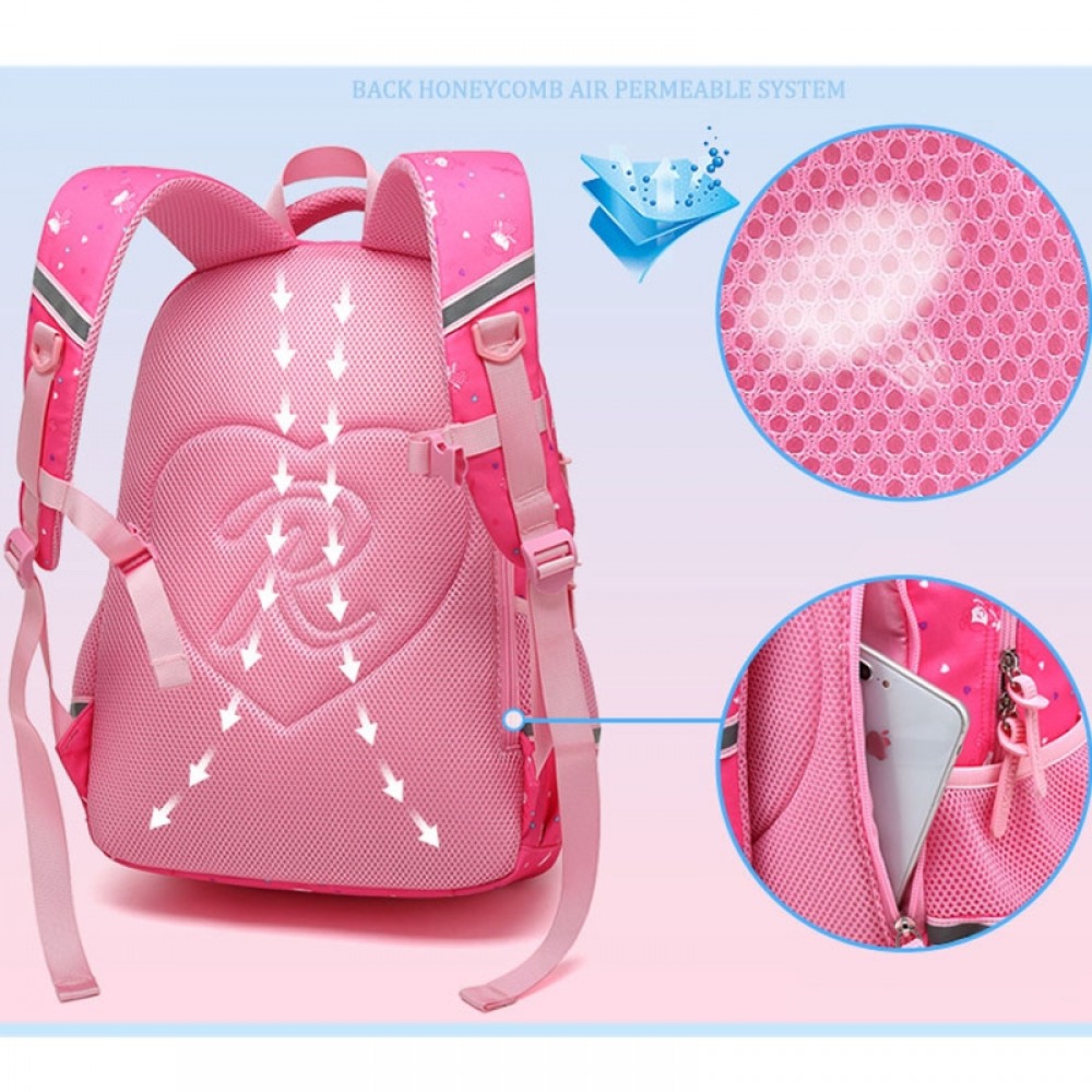 Cute Princess Style Dot Printed Lightweight Oversized Backpack for ...