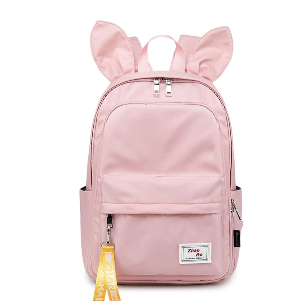 Cute Backpack for High School Girls Chic Lightweight Nylon Bookbag ...