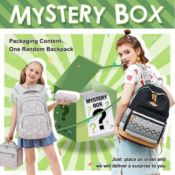 Random Backpack Mystery Box Unique Gifts for Yourself Surprise Gifts