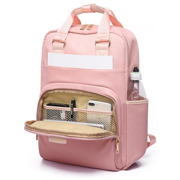 Large Laptop Backpack Teacher Nurse Travel Bag With USB Charger Port
