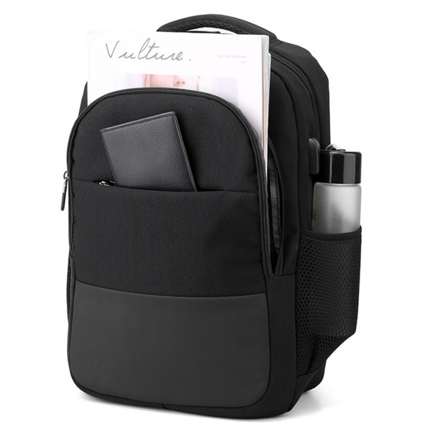 High School Backpack with Charger For Teens Casual Laptop Bag 