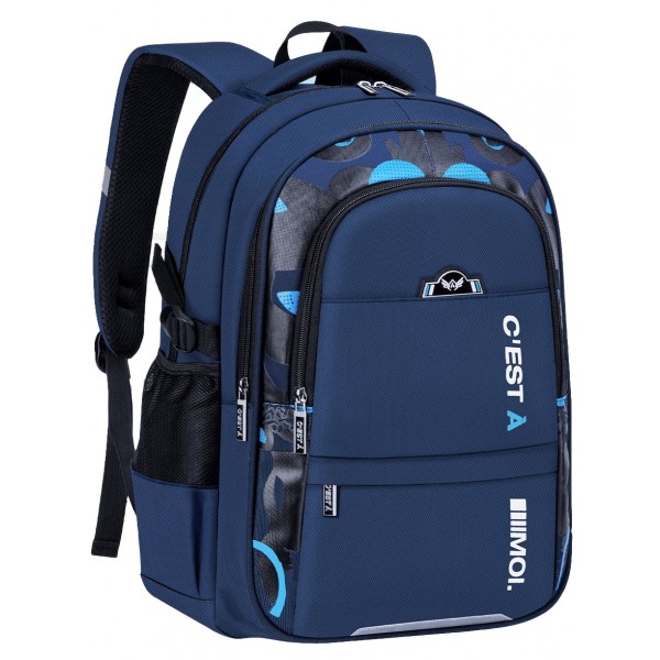 Elementary School Backpack For Boys 8-12 Extra Large Waterproof Schoolbag