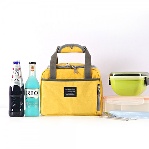 Reusable Lunch Box for School & Commute Portable Insulated Cooler Lunch Bag  