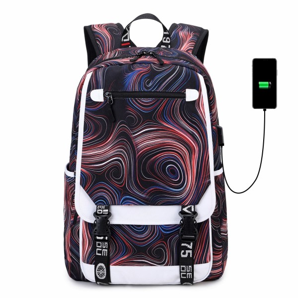 Boys School Backpacks, Middle/High Kids School Laptop Bags with USB Charger Port Top Quality Daypack