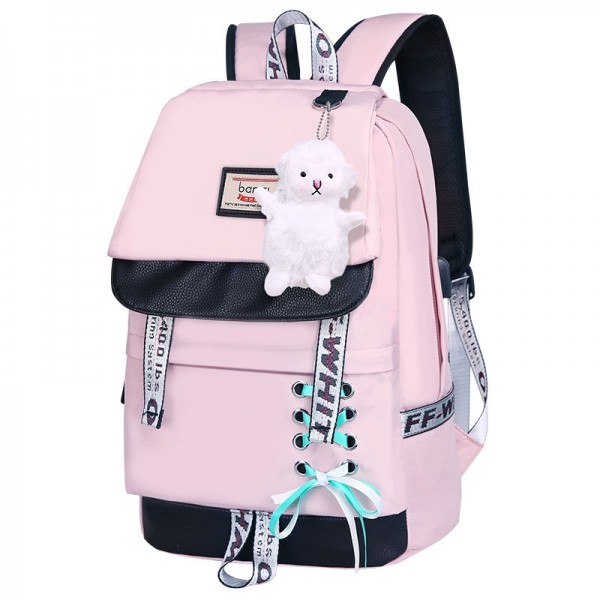 Girls Travel Backpacks With Charger Teenage Children Waterproof Rucksack