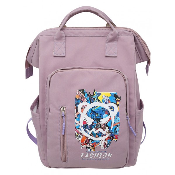9-12th Grade School Bag Travel Laptop Backpack Girls Patchwork Bagpack