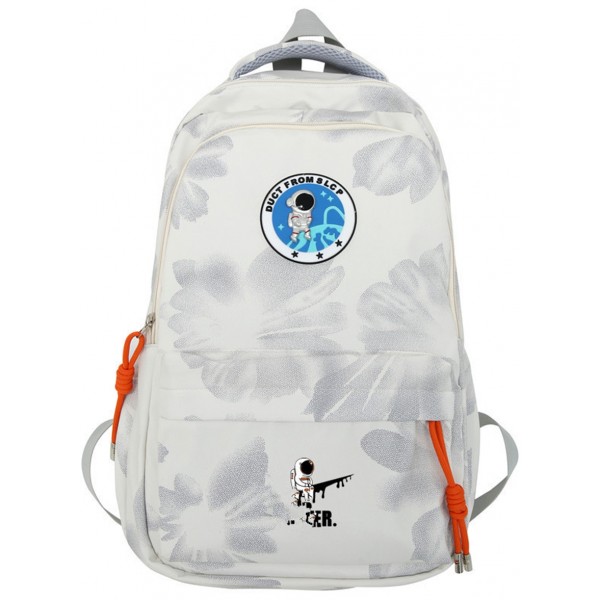 Students Bookbag Astronaut Printed Backpacks For 1-6 Grade School