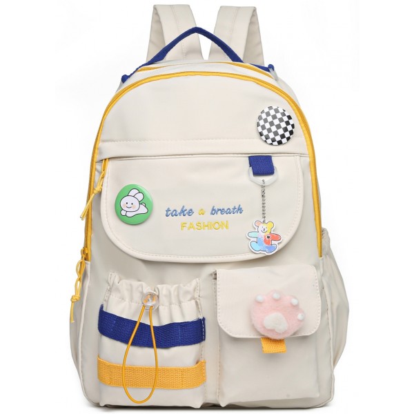 Multui-pocket Backpacks For 1-6th Grade Girls 10 inch Bookbag