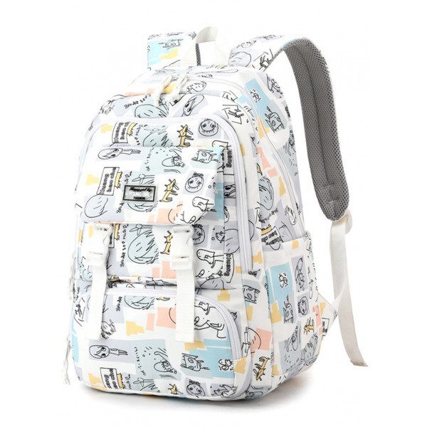 Backpack For 1-6th Grade Girls School Bag with Multiple Pockets