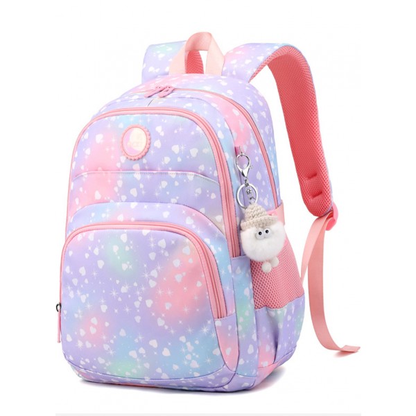 Cartoon Multi-pocket Backpack For 1-6 Grade Boys Girls