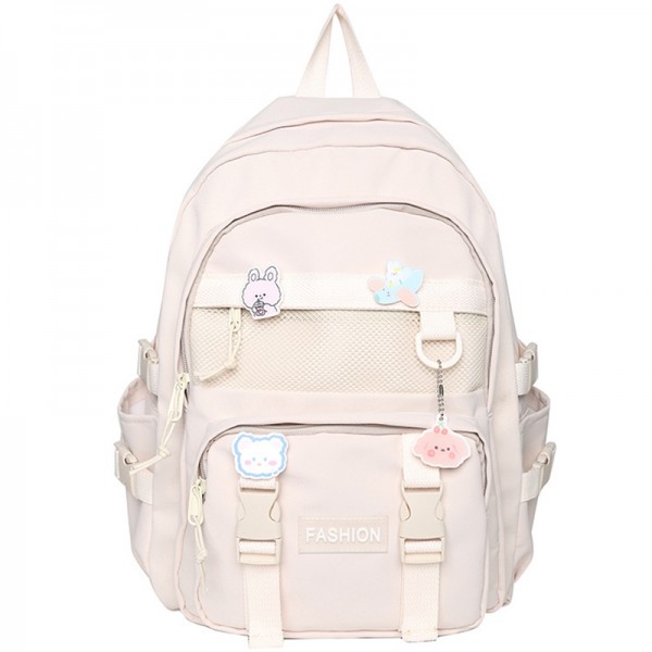 Kawaii Backpack with Pins School Backpack for School
