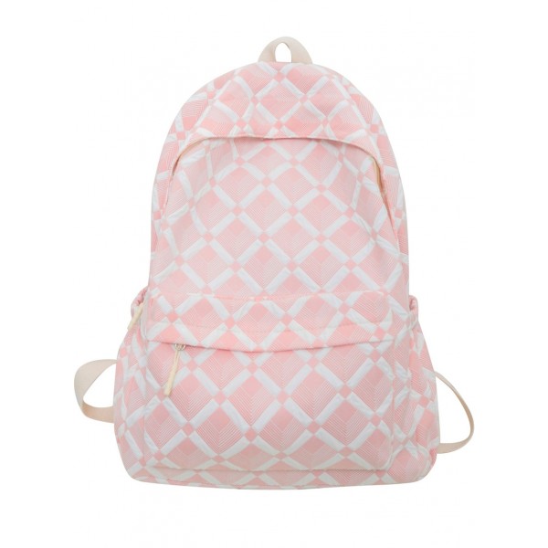 Simple Girls Backpack For Middle School Students Sweet Leisure Book Bag