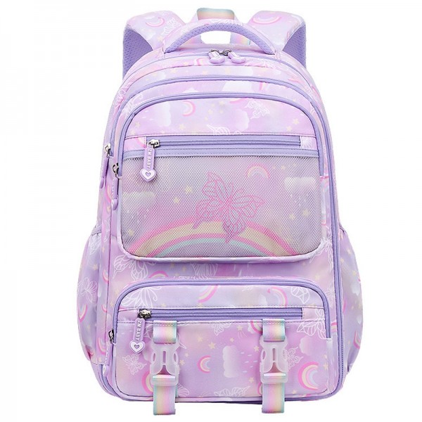 Butterfly Teenage Girls Bacpacks for 1-6th Grade School Students Bookbag Outdoor Daypack 