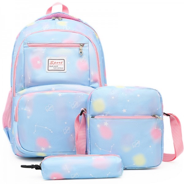 Teenager Girls Book Backpack for School Students Daypack with Shoulder Bag