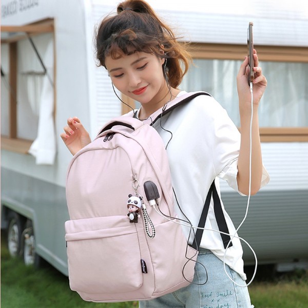 Children Backpacks Large Capacity School Bag With USB Charging Port