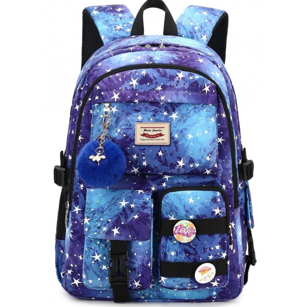 Girls Laptop Backpacks 15.6 Inch School Bag College Backpack Anti Theft Travel Daypack Large Bookbags