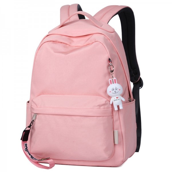 Candy Color Teens Girls Travel School Book Bag Simple Backpacks For Teens